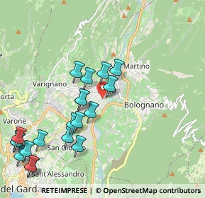 Mappa Via Mantova, 38062 Arco TN, Italia (2.286)