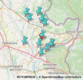 Mappa Via Pietro Zorutti, 34070 Mariano del Friuli GO, Italia (5.76833)