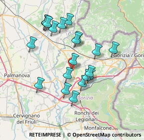 Mappa Via Pietro Zorutti, 34070 Mariano del Friuli GO, Italia (6.679)