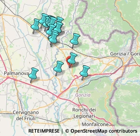 Mappa Via Pietro Zorutti, 34070 Mariano del Friuli GO, Italia (7.27235)