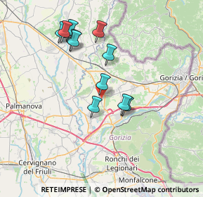 Mappa Via Pietro Zorutti, 34070 Mariano del Friuli GO, Italia (6.65636)