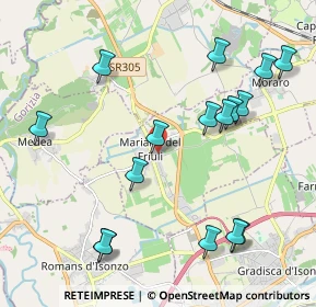 Mappa Via Pietro Zorutti, 34070 Mariano del Friuli GO, Italia (2.295)