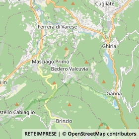 Mappa Bedero Valcuvia