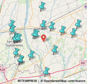 Mappa Via Erminia, 33033 Codroipo UD, Italia (9.125)