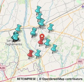 Mappa Via Erminia, 33033 Codroipo UD, Italia (7.323)