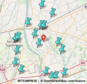 Mappa Via Erminia, 33030 Codroipo UD, Italia (9.247)
