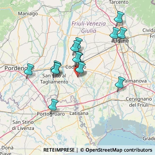 Mappa Via Erminia, 33030 Codroipo UD, Italia (13.99929)