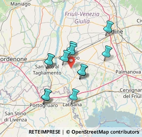 Mappa Via Erminia, 33033 Codroipo UD, Italia (11.4075)