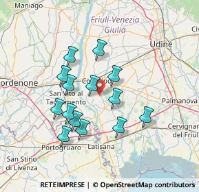 Mappa Via Erminia, 33030 Codroipo UD, Italia (12.18429)
