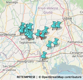 Mappa Via Erminia, 33033 Codroipo UD, Italia (11.0245)