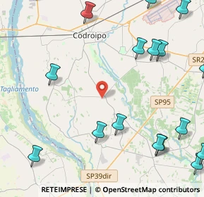 Mappa Via Erminia, 33033 Codroipo UD, Italia (6.7565)