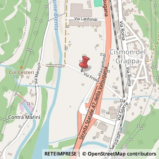 Mappa Via Friola, 5, 36020 Cismon del Grappa, Vicenza (Veneto)