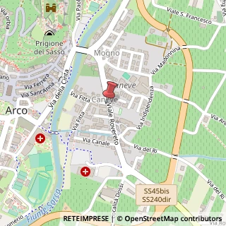 Mappa Via Fitta, 1, 38062 Arco, Trento (Trentino-Alto Adige)
