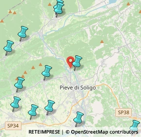 Mappa Via Roma, 31010 Farra di Soligo TV, Italia (6.626)