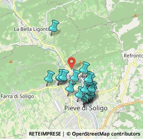 Mappa Via Roma, 31010 Farra di Soligo TV, Italia (1.5895)