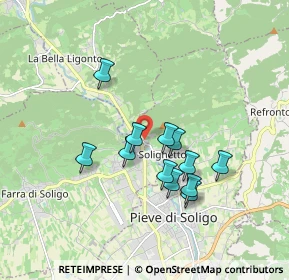 Mappa Via Roma, 31010 Farra di Soligo TV, Italia (1.47833)