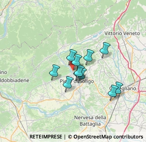 Mappa Via Roma, 31010 Farra di Soligo TV, Italia (4.46)