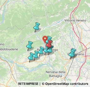 Mappa Via Roma, 31010 Farra di Soligo TV, Italia (5.5125)