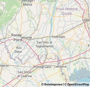 Mappa 33078 San Vito al Tagliamento PN, Italia (13.1715)