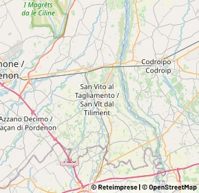 Mappa 33078 San Vito al Tagliamento PN, Italia (11.2515)