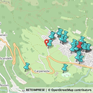 Mappa Via XXV Aprile, 38064 Folgaria TN, Italia (0.60741)