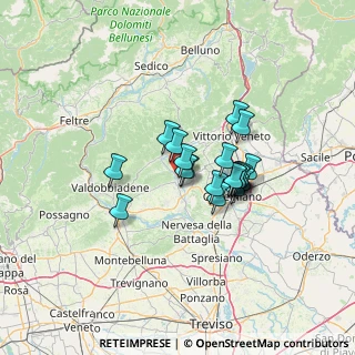Mappa Via Rivasecca, 31053 Pieve di Soligo TV, Italia (9.2925)