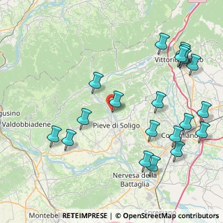 Mappa Via Rivasecca, 31053 Pieve di Soligo TV, Italia (10.1185)