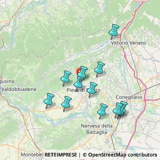 Mappa Via Rivasecca, 31053 Pieve di Soligo TV, Italia (7.22833)