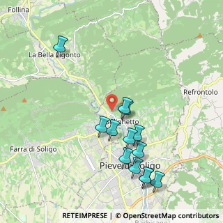 Mappa Via Rivasecca, 31053 Pieve di Soligo TV, Italia (2.03769)