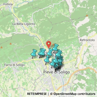Mappa Via Rivasecca, 31053 Pieve di Soligo TV, Italia (1.58)
