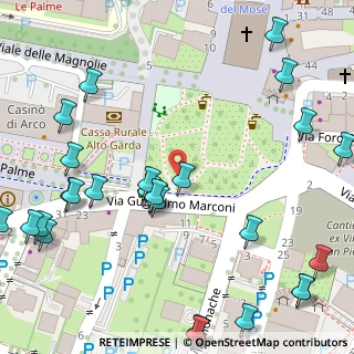 Mappa Giardini pubblici, 38062 Arco TN, Italia (0.07778)