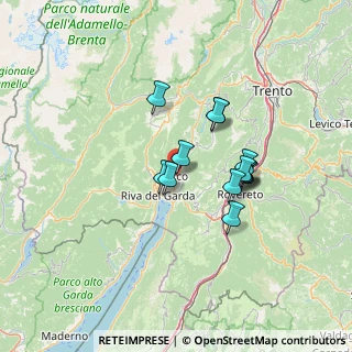 Mappa Via Guglielmo Marconi, 38062 Arco TN, Italia (10.26154)