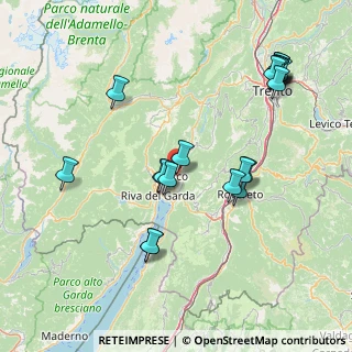 Mappa Via Guglielmo Marconi, 38062 Arco TN, Italia (16.8555)