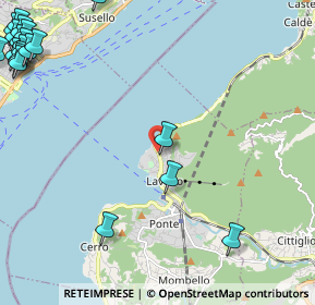 Mappa Via per Luino, 21014 Laveno-Mombello VA, Italia (3.6255)