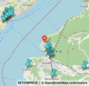 Mappa Via per Luino, 21014 Laveno-Mombello VA, Italia (3.1385)