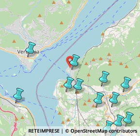 Mappa Via per Luino, 21014 Laveno-Mombello VA, Italia (6.19667)