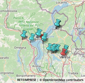 Mappa Via per Luino, 21014 Laveno-Mombello VA, Italia (11.07)