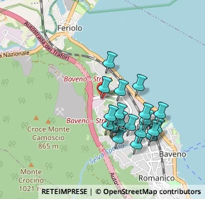 Mappa Via Camponuovo, 28831 Baveno VB, Italia (0.801)