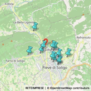 Mappa Via Roma Fraz, 31053 Pieve di Soligo TV, Italia (1.4925)