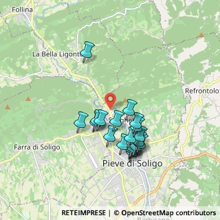 Mappa Via Roma Fraz, 31053 Pieve di Soligo TV, Italia (1.6015)