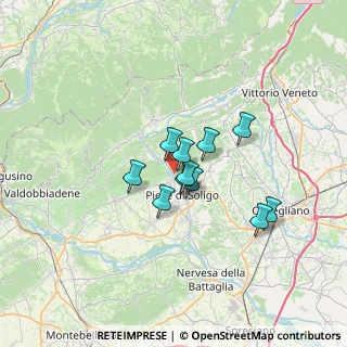 Mappa Via Roma Fraz, 31053 Pieve di Soligo TV, Italia (4.48455)