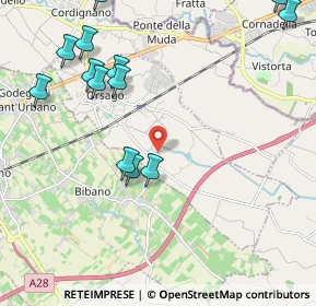 Mappa Via Valsugana, 31010 Orsago TV, Italia (2.51615)