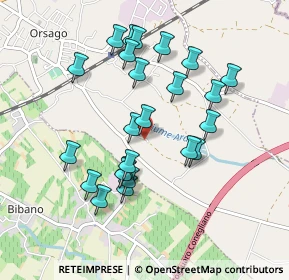 Mappa Via Valsugana, 31010 Orsago TV, Italia (0.85833)