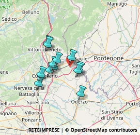 Mappa Via Valsugana, 31010 Orsago TV, Italia (9.97083)