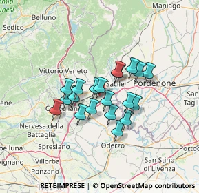 Mappa Via Valsugana, 31010 Orsago TV, Italia (9.602)