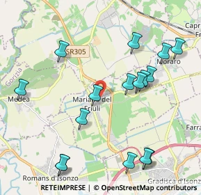 Mappa Via Renato Portelli, 34070 Mariano del Friuli GO, Italia (2.30813)
