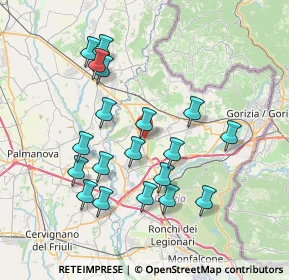 Mappa Via Renato Portelli, 34070 Mariano del Friuli GO, Italia (7.21105)