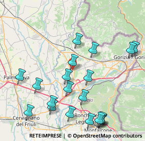 Mappa Via Renato Portelli, 34070 Mariano del Friuli GO, Italia (9.474)