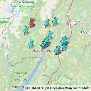 Mappa Via Monte Baldo, 38062 Arco TN, Italia (11.01278)