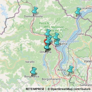Mappa Via Tarcisio Sartoris, 28881 Casale Corte Cerro VB, Italia (12.84154)